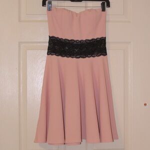 WILD DAISY Girls Strapless Sweetheart Flare Dress